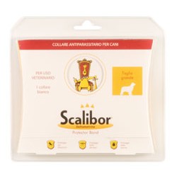 COLLARE SCALIBOR ANTIPARASS.IN VALVA CANE L 65CM.