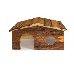 BEST FRIEND MINI FATTORIA CASETTA SMALL IN LEGNO NATURALE 21,5X14X10,5 CM