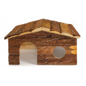 BEST FRIEND MINI FATTORIA CASETTA IN LEGNO NATURALE 35X25X18,5 CM
