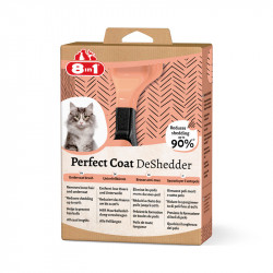 8IN1 PERFECT COAT SPAZZOLA DESHEDDING PER GATTO ARANCIONE