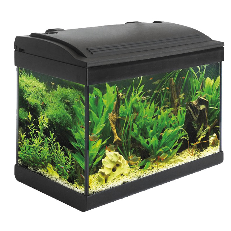 ACQUARIO MILO CON LUCE/POMPA CM 43X22 - 23LT