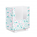 BEST FRIEND PAL BOX CON CAPPUCCIO BIANCO 60X40X92H CM