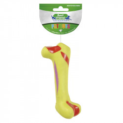 GIOCHI IN GOMMA DURA- OSSO COLORATO CM 17,5