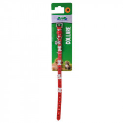 COLLARI STAMPA COCCO C/FIOCCO STRASS MIS.40
