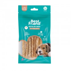 BEST FRIEND - ROTOLINI MEDI NATURALI - 10 PZ CM 13 G60