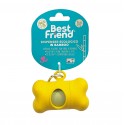 BEST FRIEND DISPENSER OSSO IN BAMBU' CON 1 ROTOLO BIO 23X33 CM