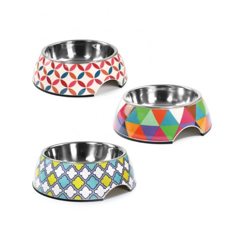 CIOTOLA MELAMINA E INOX, DECOR S 14X4,5H  0,16 L