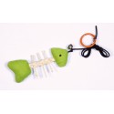 GIOCHI PER GATTO ASSORTITI, VERDI, CON ELASTICO