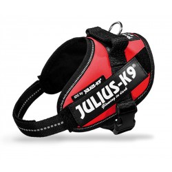 JULIUS K9 POWERHARNESS PETTORINA IN NYLON -  MINI MINI, KG 4 7 ROSSO 40 53 CM 100 G