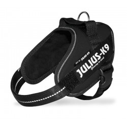 JULIUS K9 POWERHARNESS PETTORINA IN NYLON - MINI, KG 7-15 NERO 49-67 CM 145 G
