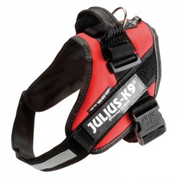 JULIUS K9 POWERHARNESS PETTORINA - MIS. 0, 14-25 KG ROSSO 58-76 CM 257 G