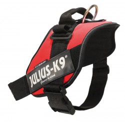 JULIUS K9 POWERHARNESS PETTORINA - MIS. 3, 40-70 KG ROSSO 82-115 CM 400 G