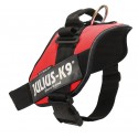 JULIUS K9 POWERHARNESS PETTORINA - MIS. 3, 40-70 KG ROSSO 82-115 CM 400 G