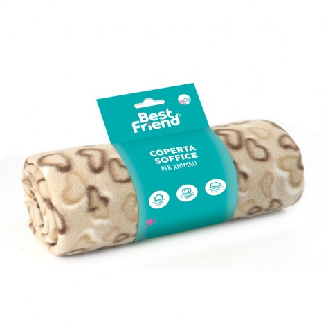 BEST FRIEND COPERTA SOFFICE PER ANIMALI 100x70CM