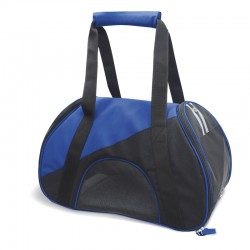 BORSA TRASPORTO BICOLORE CON TASCA 47X24X28 CM