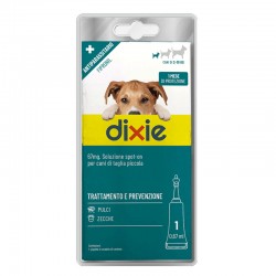 DIXIE 1 PIPETTA SPOT-ON IN BLISTER CANE S 2-10KG 0,0007 L
