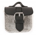 Best Friend DISPENSER SACCHETTI IN FELTRO GRIGIO/NERO 8X4X7 GRIGIO/NERO 8 x 4 x 7 cm