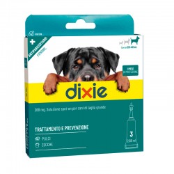 DIXIE 3 PIPETTE FIPRO SPOT ON 2,68 ML 3 PIPETTE - TAGLIA GRANDE L