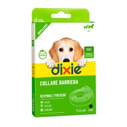 DIXIE COLLARE PROTEZIONE NATURALE NERO CANE 60 CM