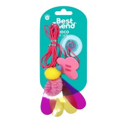 BEST FRIEND GIOCO PER GATTI CON ELASTICO FANT 130CM+15CM